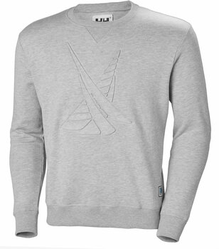 Sweatshirt à capuche Helly Hansen HH Crew Sweatshirt à capuche Grey Melange S - 1