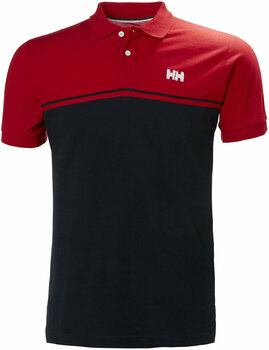 T-Shirt Helly Hansen Salt Polo T-Shirt Flag Red S - 1