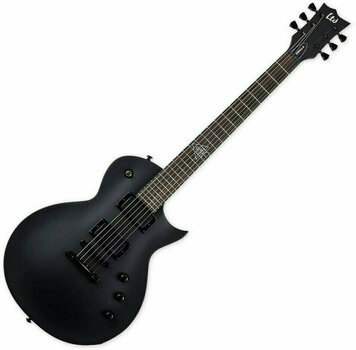 Chitarra Elettrica ESP LTD NERGAL-6 Black Satin - 1