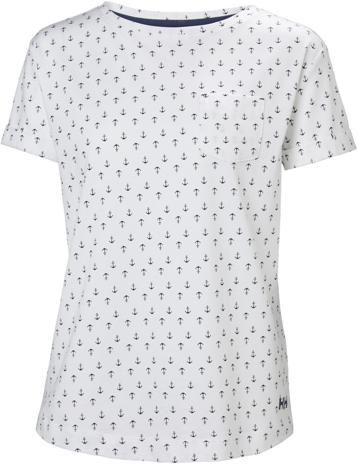 Tričko Helly Hansen W Naiad T-Shirt White Anchor - XS