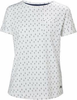 Tričko Helly Hansen W Naiad T-Shirt White Anchor - XS - 1