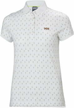 T-Shirt Helly Hansen W Naiad Breeze Polo White Anchor - XS - 1