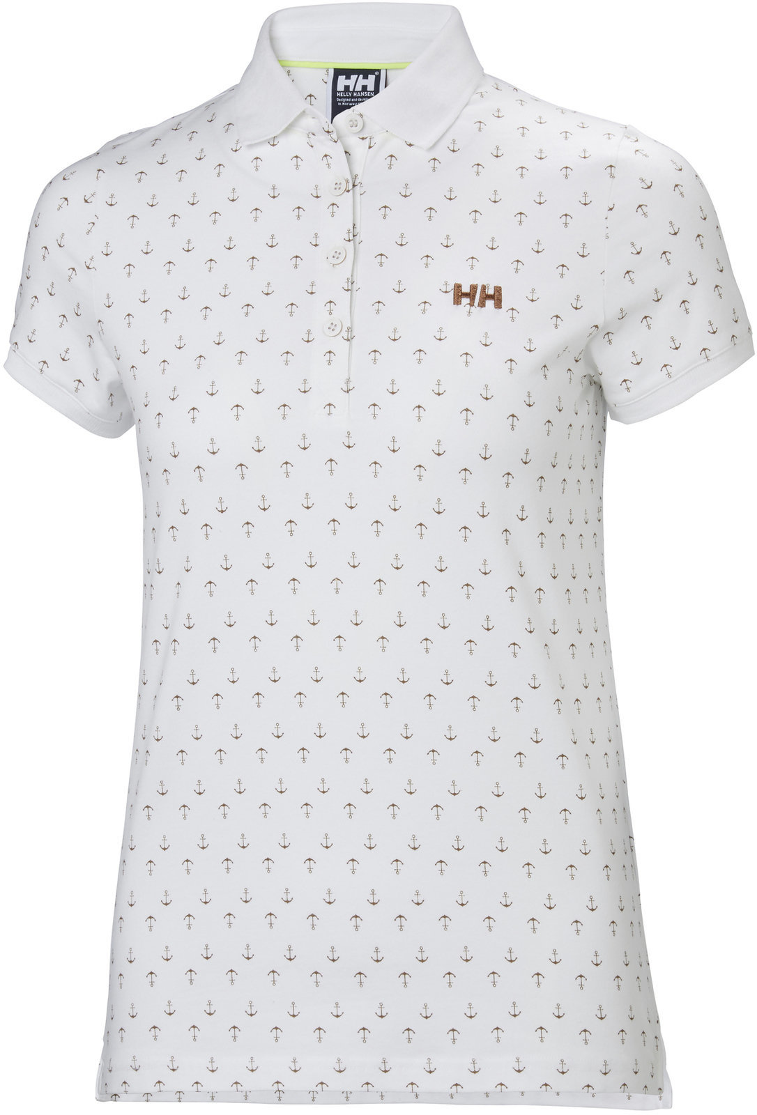 T-Shirt Helly Hansen W Naiad Breeze Polo White Anchor - M