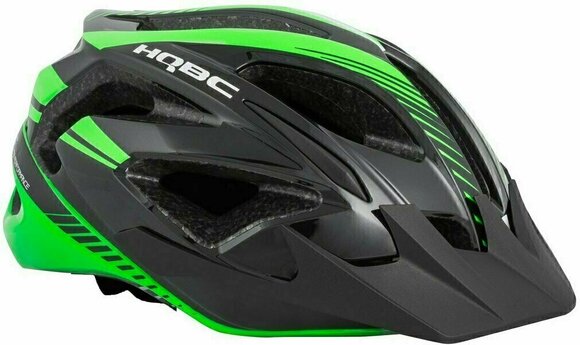 Cyklistická helma HQBC Epiqe Black/Fluo Green Gloss 53-58 Cyklistická helma - 1