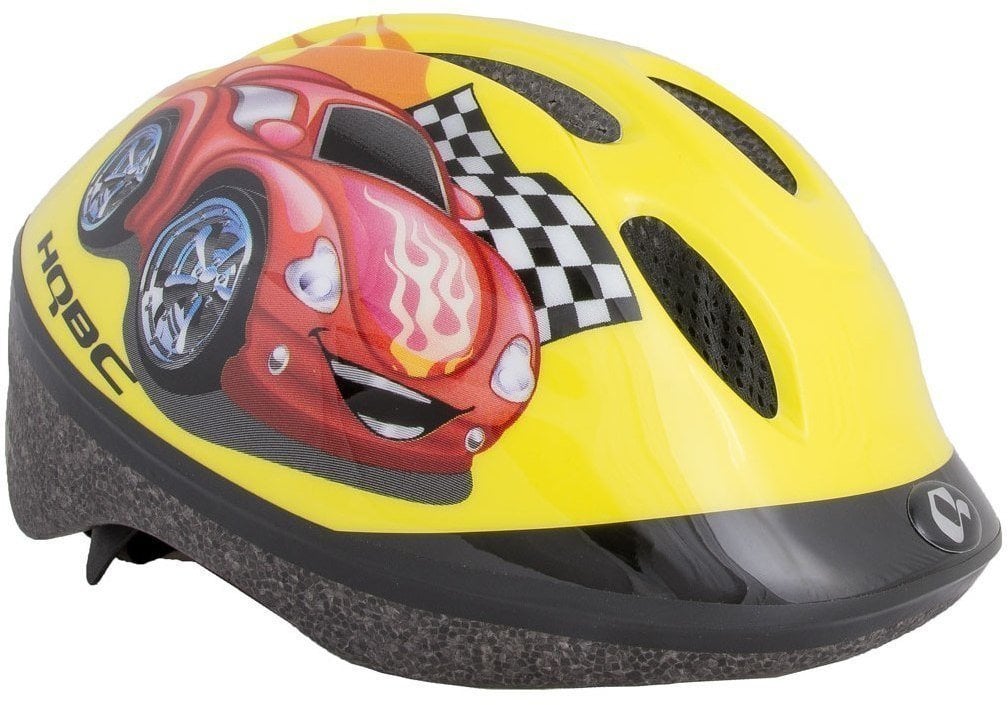 Kid Bike Helmet HQBC Funq Red Car/Yellow 48-54 Kid Bike Helmet
