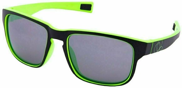 Óculos de desporto HQBC Timeout Black/Reflex Green/Grey Mirror - 1