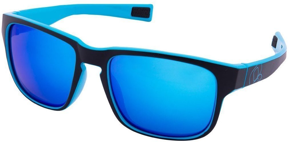 Óculos de desporto HQBC Timeout Black/Blue/Grey Mirror