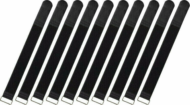 Velcro Cable Strap/Tie RockBoard Cable Ties Extra-Large Black 10 pcs