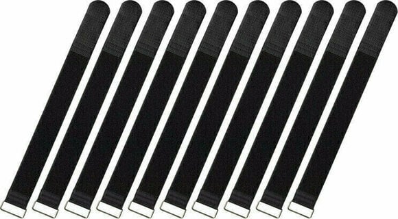Velcro Cable Strap/Tie RockBoard Cable Ties Extra-Large Black 10 pcs - 1