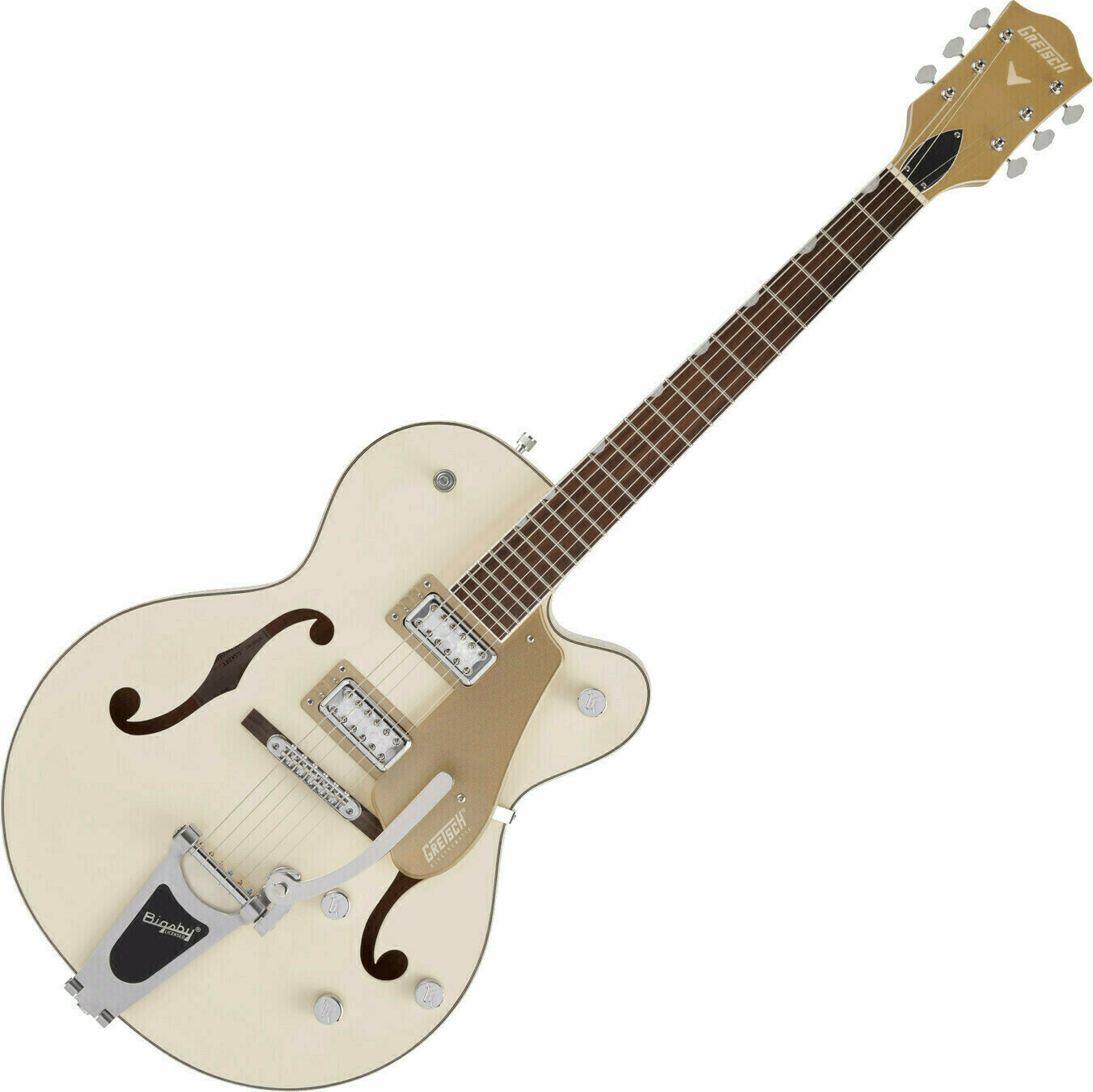 Halvakustisk gitarr Gretsch G5410T Limited Edition Electromatic Vintage White Halvakustisk gitarr