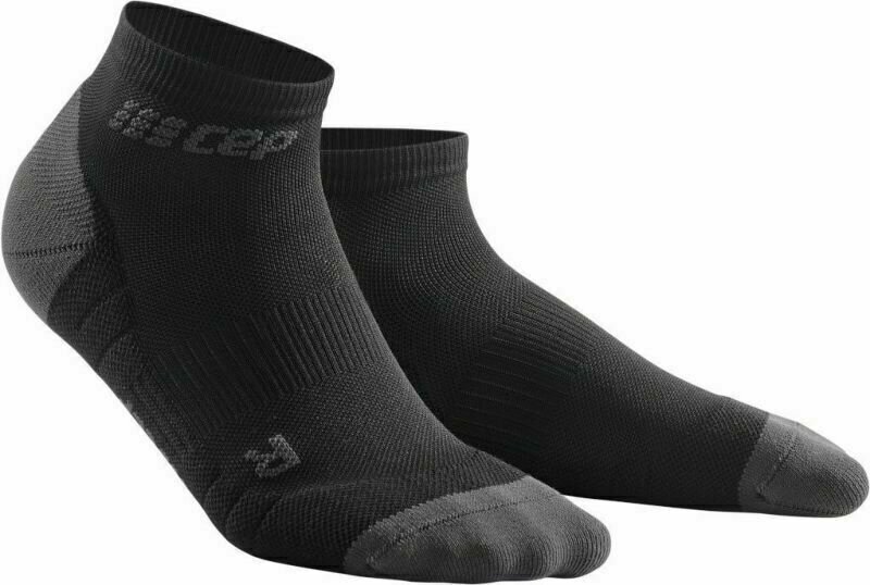 Κάλτσες Τρεξίματος CEP WP4AVX Compression Low Cut Socks Black/Dark Grey II Κάλτσες Τρεξίματος