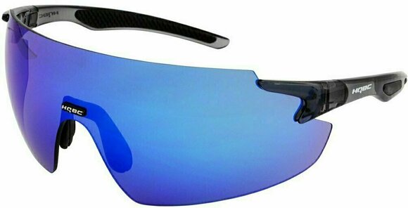 Óculos de ciclismo HQBC QP8 Black/Blue Mirror Óculos de ciclismo - 1