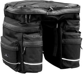 Cykeltaske Longus Triple Dobbelt cykelrejsetaske Black