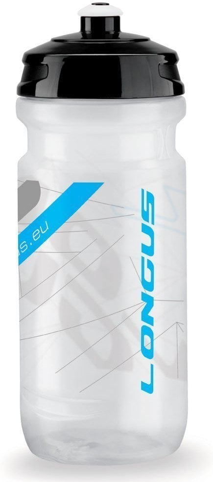 Cyklistická fľaša Longus Tesa Clear/Blue 600 ml Cyklistická fľaša
