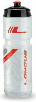 Cyklistická láhev Longus Tesa Clear/Red 800 ml Cyklistická láhev - 1