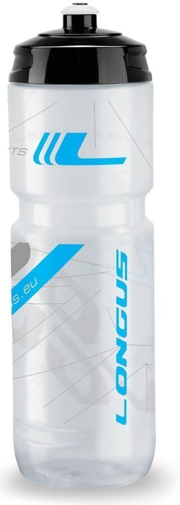 Cyklistická láhev Longus Tesa Clear/Blue 800 ml Cyklistická láhev