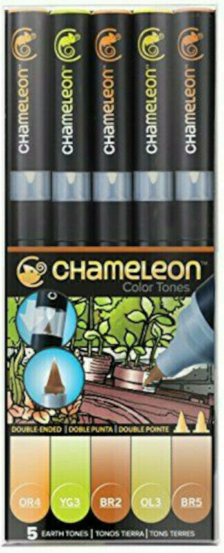 Markeerstift Chameleon Earth Tones Shading Marker Earth Tones 5 pcs