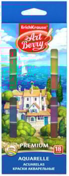 Peintures aquarelles Erich Krause 41736 Ensemble de peintures à l'aquarelle 18 pcs - 1