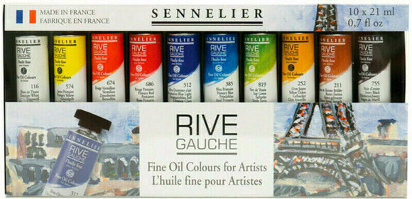 Cor de óleo Sennelier N1303031 Set of Oil Paints 10x21 ml - 1