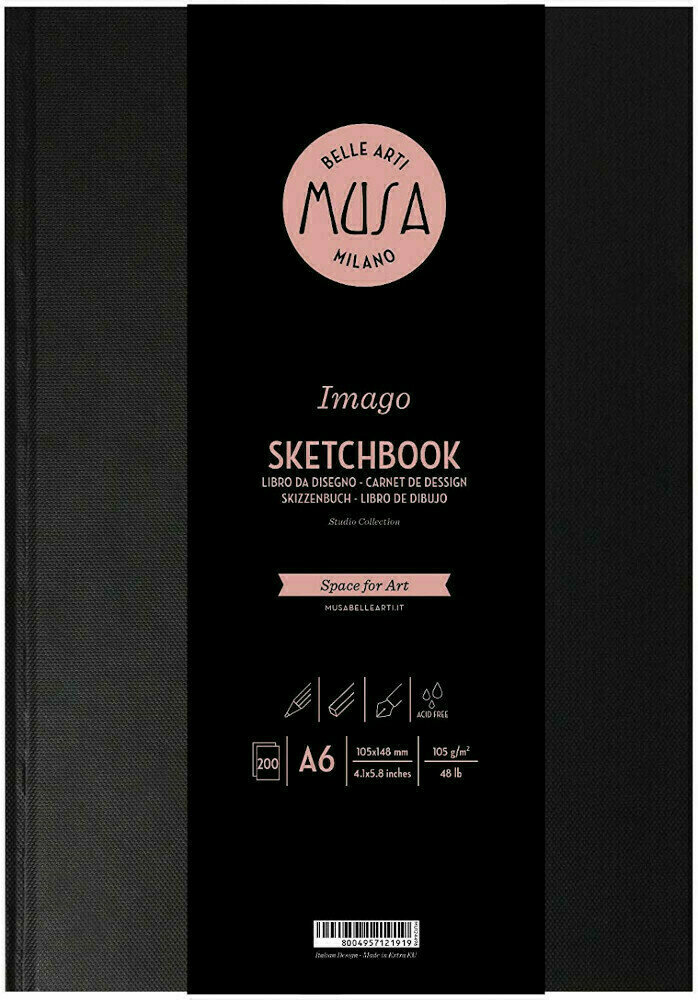 Carnet de croquis Musa Imago Sketchbook A6 105 g
