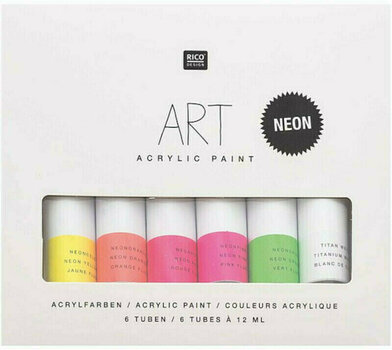 Colore acrilico Rico Design 7018-170 Set di colori acrilici 6x12 ml - 1