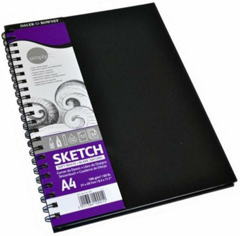 Sketchbook Daler Rowney Sketch A4 100 g
