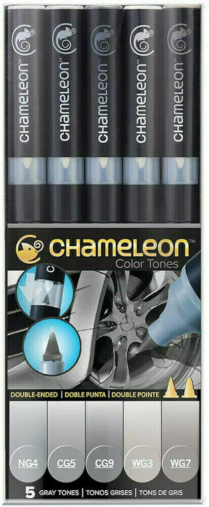 Marker Chameleon Grey Tones Schattierungsmarker Grey Tones 5 Stck