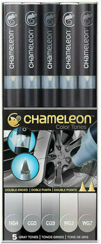 Marcador Chameleon Grey Tones Marcador de sombreado Grey Tones 5 pcs Marcador - 1