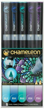 Marker Chameleon Cool Tones Marker cieniowania Cool Tones 5 szt - 1