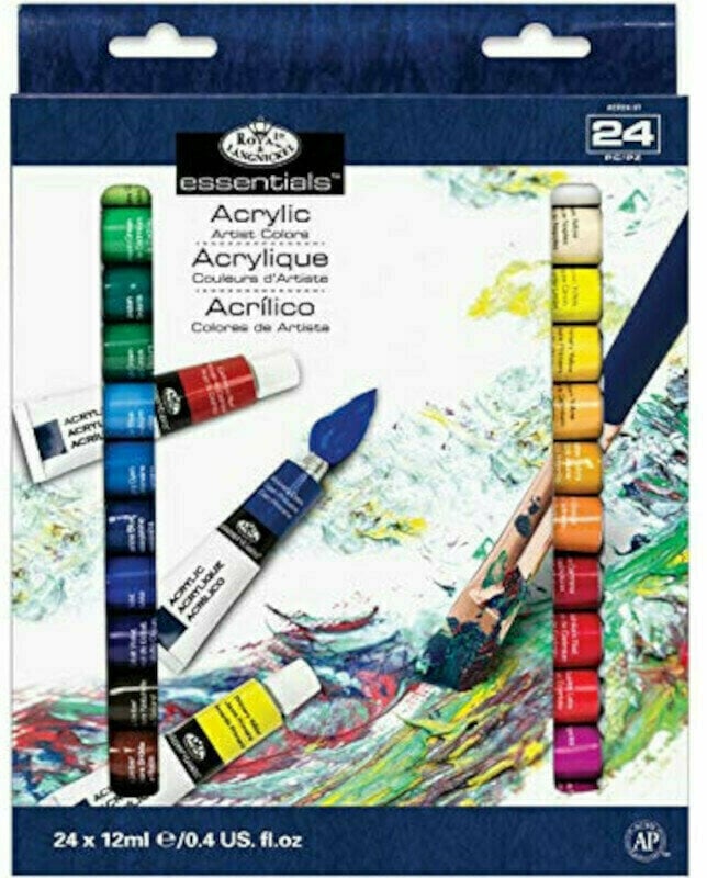 Pintura acrílica Royal & Langnickel Set of Acrylic Paints 24 x 12 ml Pintura acrílica