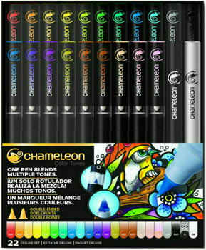 Marker Chameleon Multiple Tones Deluxe Shading Marker Multiple Tones Deluxe 22 pcs - 1