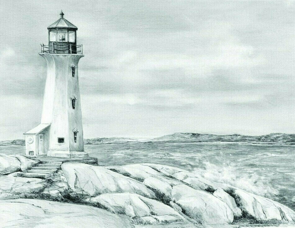 Drawing By Template Royal & Langnickel Drawing By Template A4 Lighthouse
