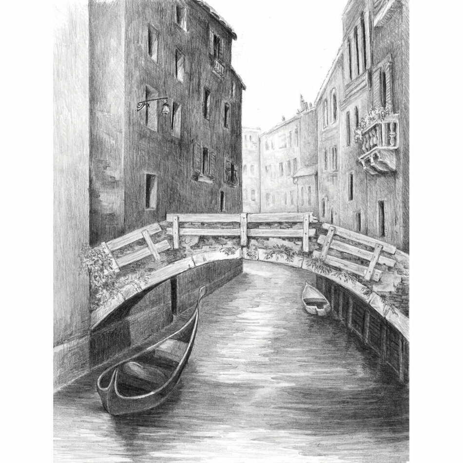 Crtanje prema predlošku Royal & Langnickel Crtanje prema predlošku A4 Most u Veneciji
