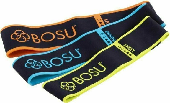 Bandă de rezistență Bosu Fabric Resistance Band 3pack 12 kg-17 kg-22 kg Bandă de rezistență - 1