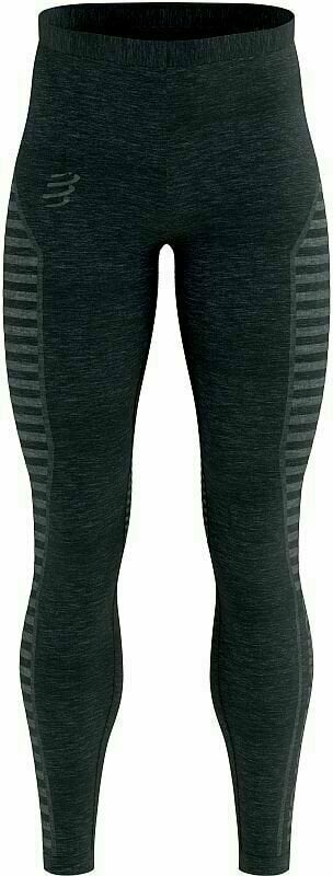 Spodnie/legginsy do biegania Compressport Winter Run Legging Black L Spodnie/legginsy do biegania