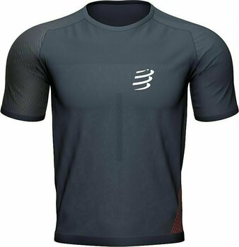 Majica za trčanje s kratkim rukavom Compressport Performance T-Shirt Grey L Majica za trčanje s kratkim rukavom - 1