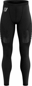 Pantalones/leggings para correr Compressport Winter Trail Under Control Full Tights Black L Pantalones/leggings para correr - 1