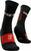 Løbestrømper Compressport Pro Racing Socks Winter Run Black/Red T2 Løbestrømper