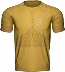Løbe t-shirt med korte ærmer Compressport Racing T-Shirt Honey Gold XL Løbe t-shirt med korte ærmer