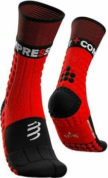 Laufsocken
 Compressport Pro Racing Socks Winter Trail Black/Red T3 Laufsocken - 1