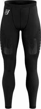 Pantaloni / leggings da corsa Compressport Winter Trail Under Control Full Tights Black XL Pantaloni / leggings da corsa - 1