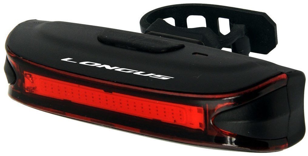 Oświetlenie rowerowe tylne Longus Chip Black 65 lm Oświetlenie rowerowe tylne