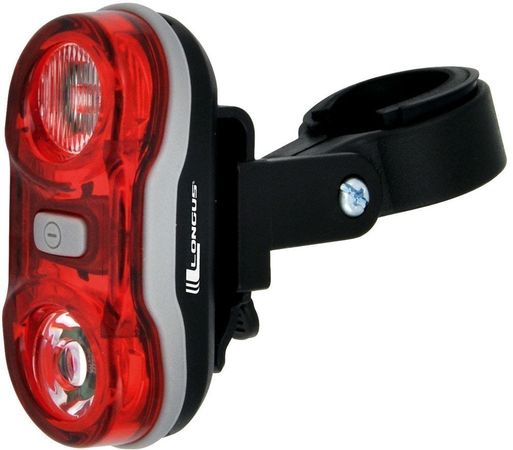 Oświetlenie rowerowe tylne Longus Super LED Black 15 lm Oświetlenie rowerowe tylne
