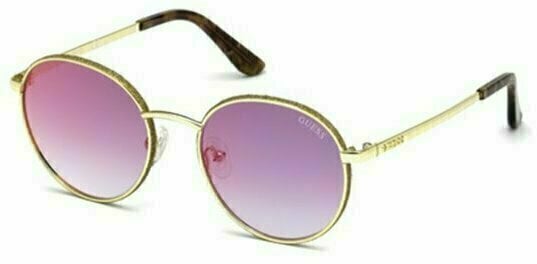 Lifestyle cлънчеви очила Guess GU7556 28U 51 Shiny Rose Gold/Bordeaux Mirror - 1