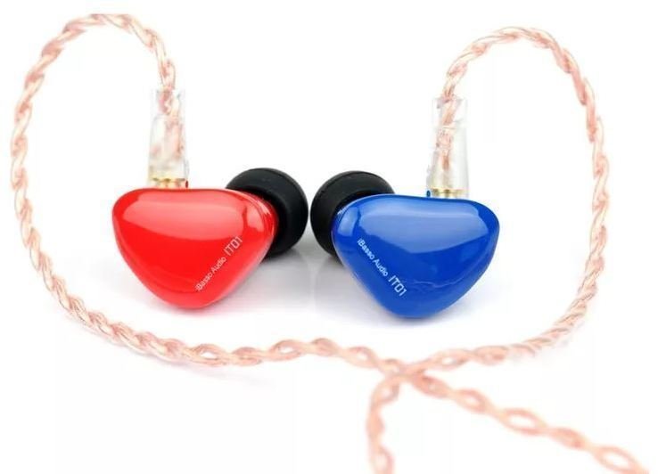 In-Ear-hovedtelefoner iBasso IT01 Red-Blue