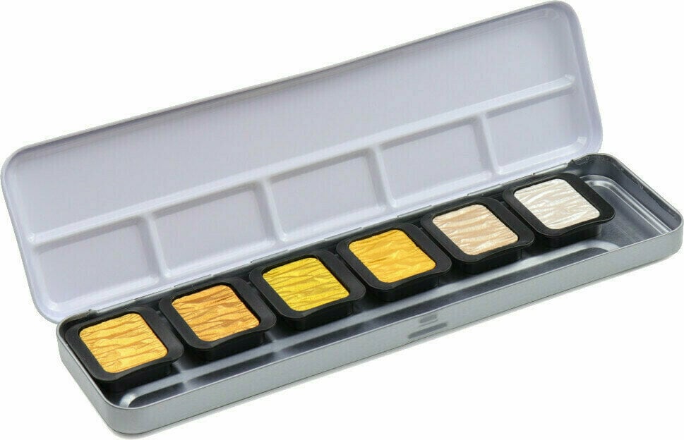 Peintures aquarelles Fine Tec F0601 Ensemble de peintures à l'aquarelle 6 pièces