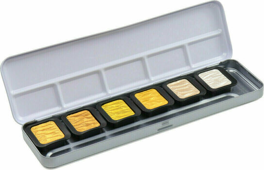 Peintures aquarelles Fine Tec F0601 Ensemble de peintures à l'aquarelle 6 pièces - 1