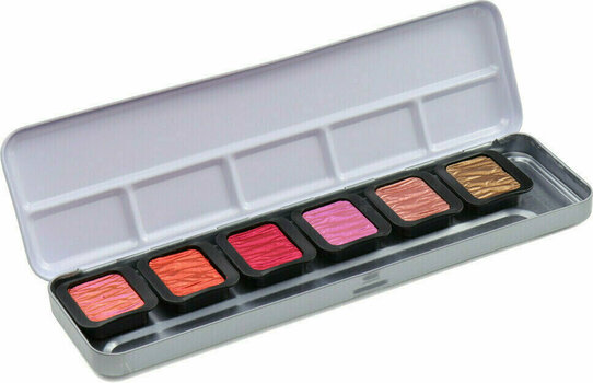 Akvareliniai dažai Fine Tec Set Of Perlescent And Iridescent Watercolor Paints 6PCS F0603 - 1
