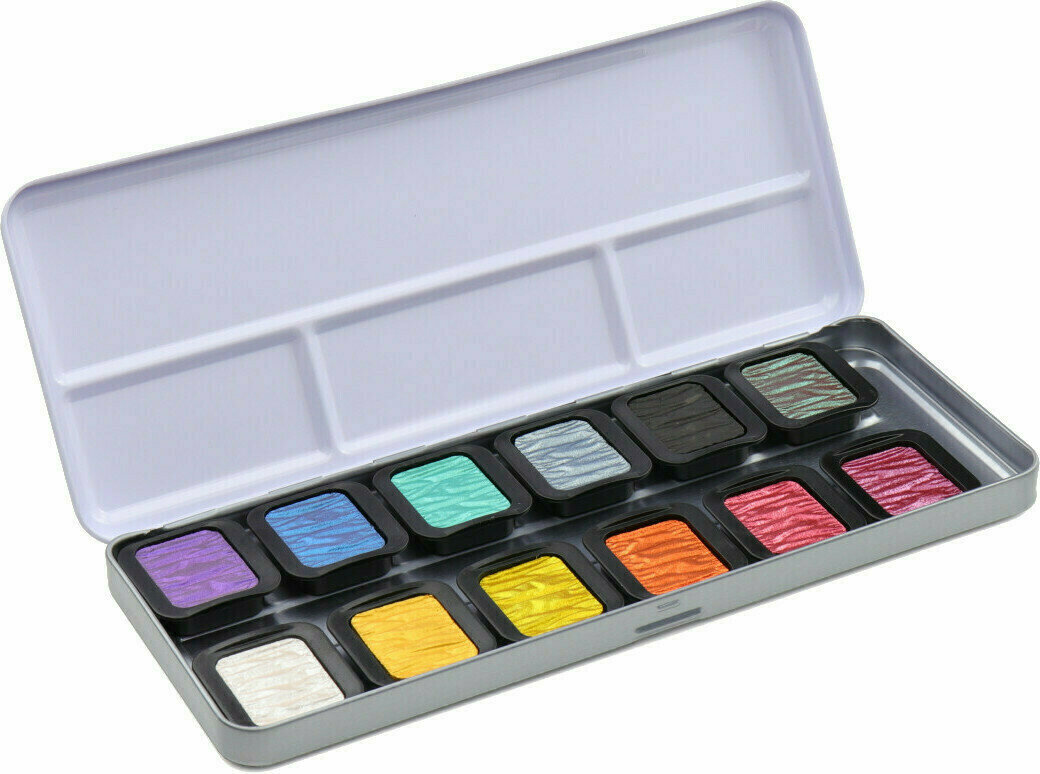 Pintura de acuarela Fine Tec F1200 Set of Watercolour Paints 12 uds.