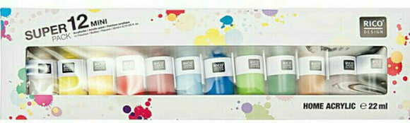 Pintura acrílica Rico Design 7011-800 Set of Acrylic Paints 12x22 ml - 1